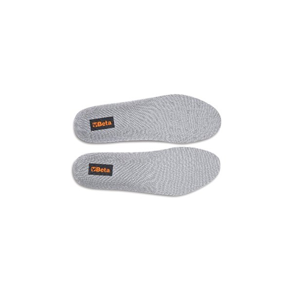 Beta Tools® - 7398GEL Series 1 Pair 3 (US Men's Size) Gray Anatomically Shaped Insoles