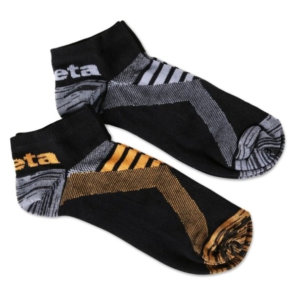 Beta Tools® - 7431P Series™ Black Extra Low Cut Men's Socks