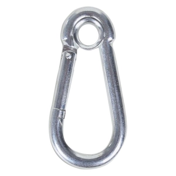 Beta Tools® - 0.19" Pear Straight Lock Galvanized Carabine Hook with Ring