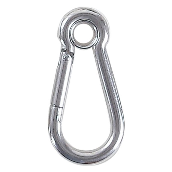 Beta Tools® - 0.19" Pear Straight Lock Stainless steel Carabine Hook with Ring