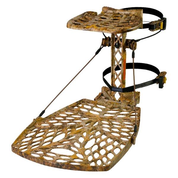 big dog hang on tree stand