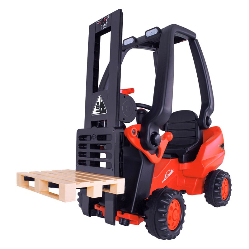 Big Toys® Big-56580 - Big™ Linde Red Pedal Forklift (3+ Years