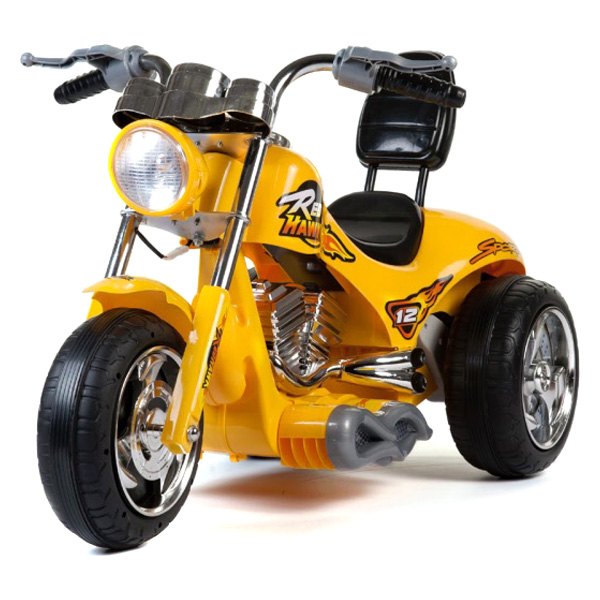 Big Toys® - Mini Moto™ Red Hawk 12 V 25 W Yellow Electric Motorcycle (3-6 Years)