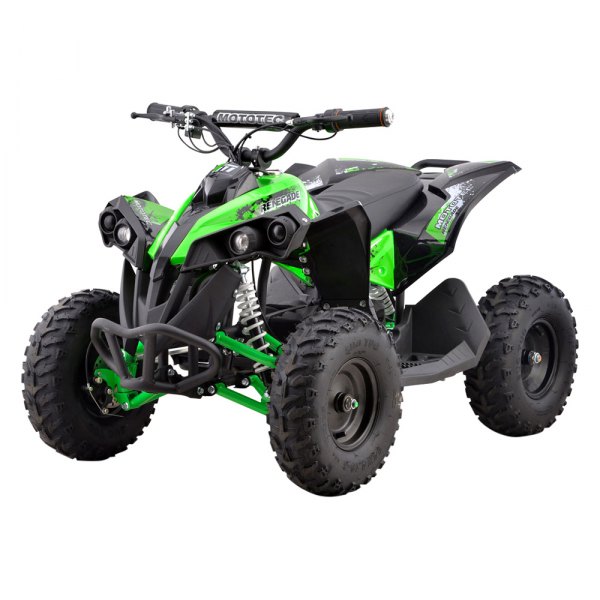 Big Toys® - MotoTec™ 36 V 500 W Green Renegade Shaft Drive Electric ATV (8+ Years)