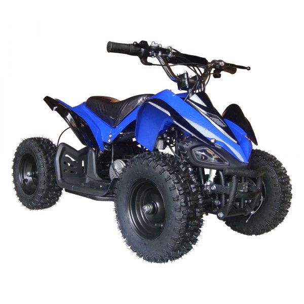 Big Toys® - MotoTec™ V2 24 V 350 W Blue Mini Quad ATV (6+ Years)