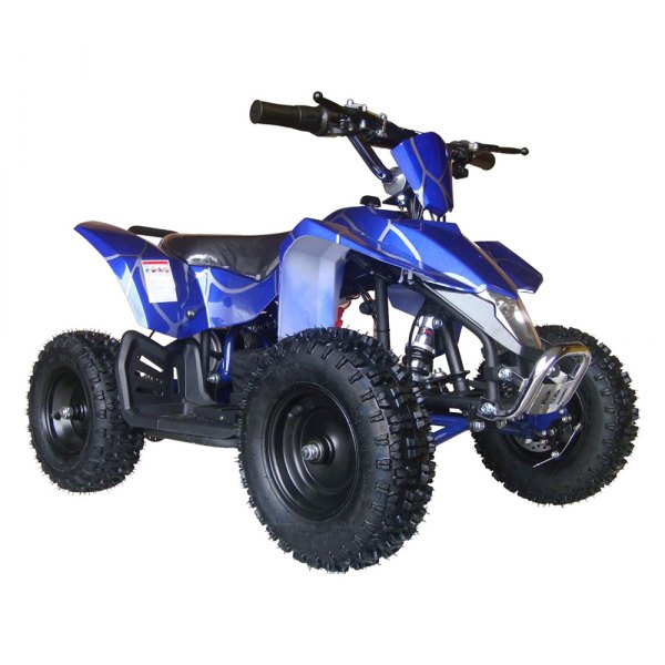 Big Toys® - MotoTec™ V3 24 V 350 W Blue Mini Quad ATV (6+ Years)