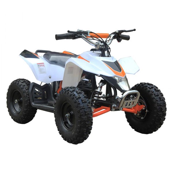 Big Toys® - MotoTec™ V3 24 V 350 W White Mini Quad ATV (6+ Years)