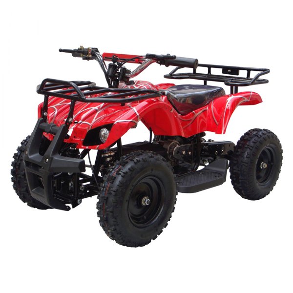 Big Toys® - MotoTec™ V4 24 V 350 W Red Mini Quad ATV (6+ Years)