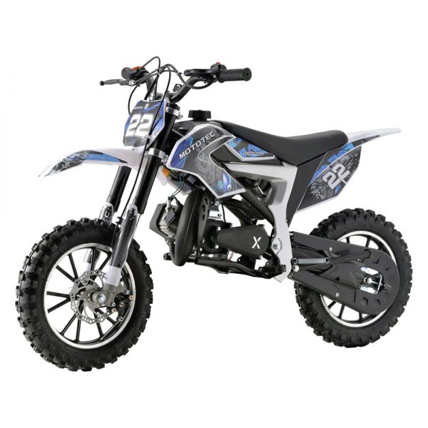 Big Toys® - Demon 50cc 2-Stroke Blue Gas Dirt Bike (13+ Years)