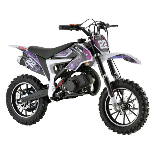 Big Toys® - Demon 50cc 2-Stroke Purple Gas Dirt Bike (13+ Years)