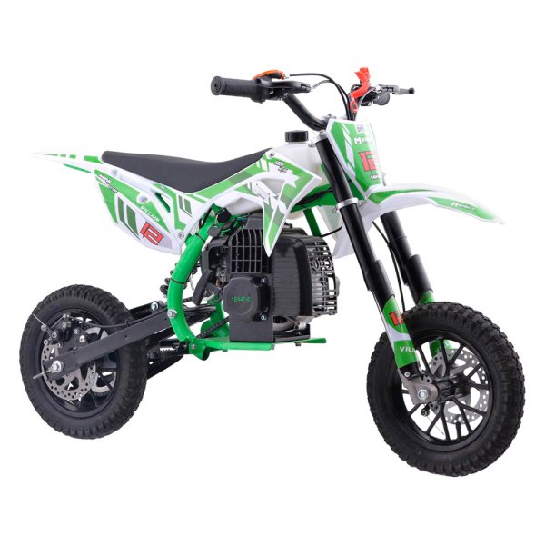 Big Toys® - MotoTec™ Villain 52cc 2-Stroke Green Kids Gas Dirt Bike