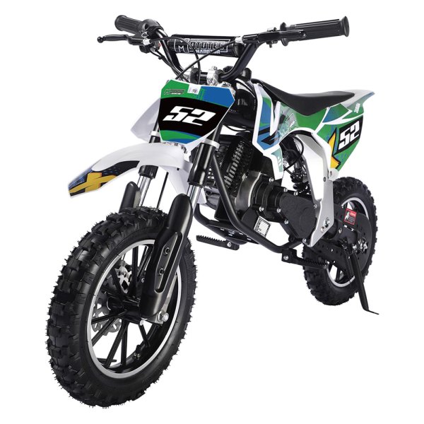 Big Toys® - MotoTec™ Warrior 52cc 2-Stroke Green Gas Dirt Bike (13+ Years)