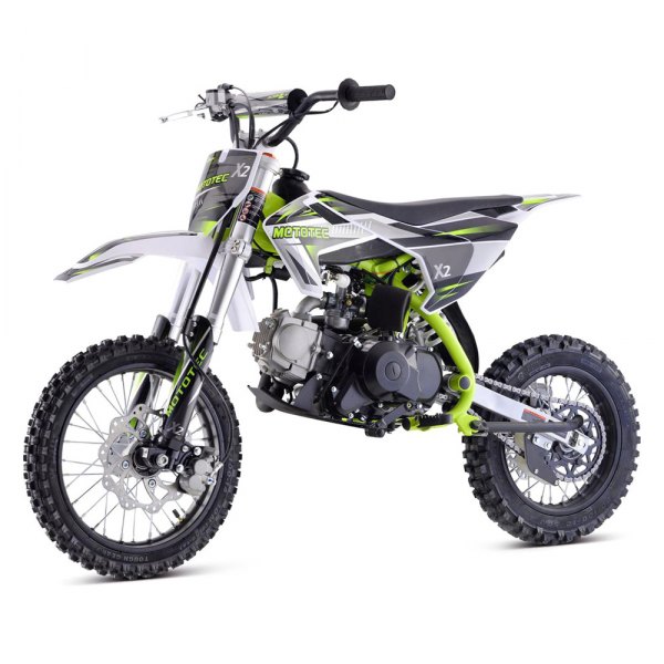 Big Toys® - MotoTec™ X2 110cc 4-Stroke Green Gas Dirt Bike (13+ Years)