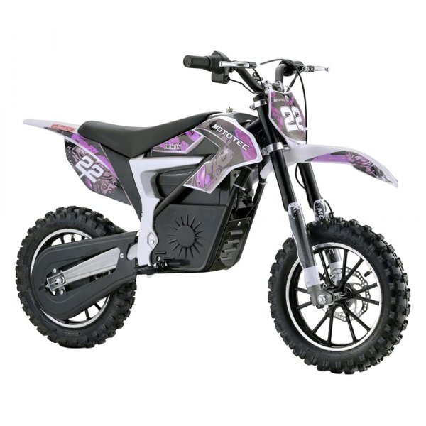 Big Toys® - MotoTec™ Demon 36 V 500 W Purple Electric Dirt Bike (13+ Years)
