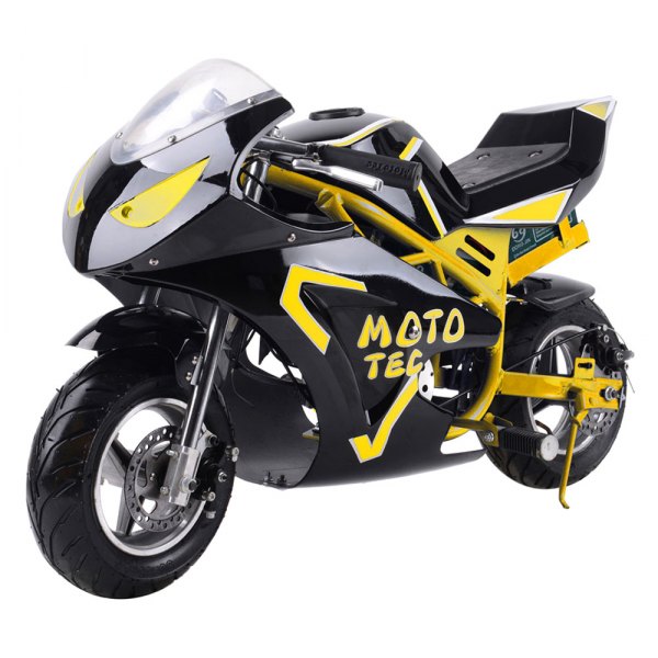 Big Toys® - MotoTec™ 36 V 500 W Yellow Electric GT Pocket Bike (13+ Years)