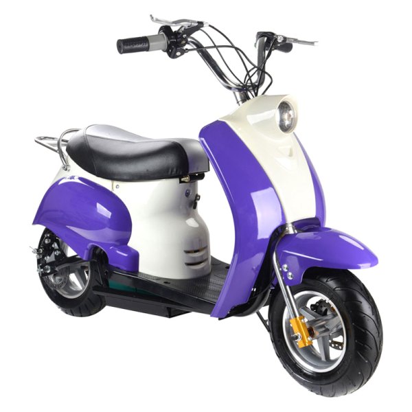 Big Toys® - MotoTec™ 24 V 350 W Purple Electric Moped (13+ Years)