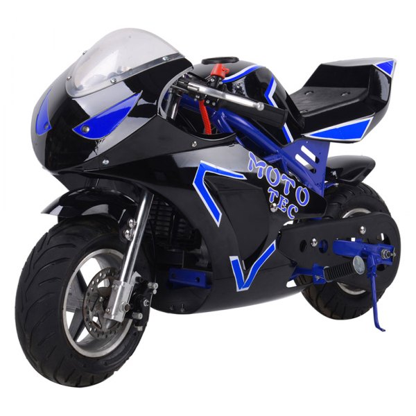 Big Toys® - MotoTec™ 49cc 2-Stroke Blue Gas Pocket GT Bike (13+ Years)