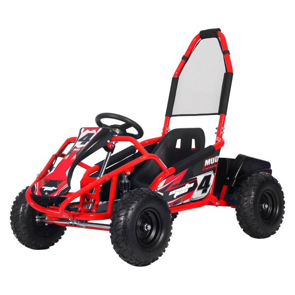 Big Toys® - MotoTec™ Mud Monster 98cc 48 V 1000 W Red Full Suspension Electric Go Kart (13+ Years)