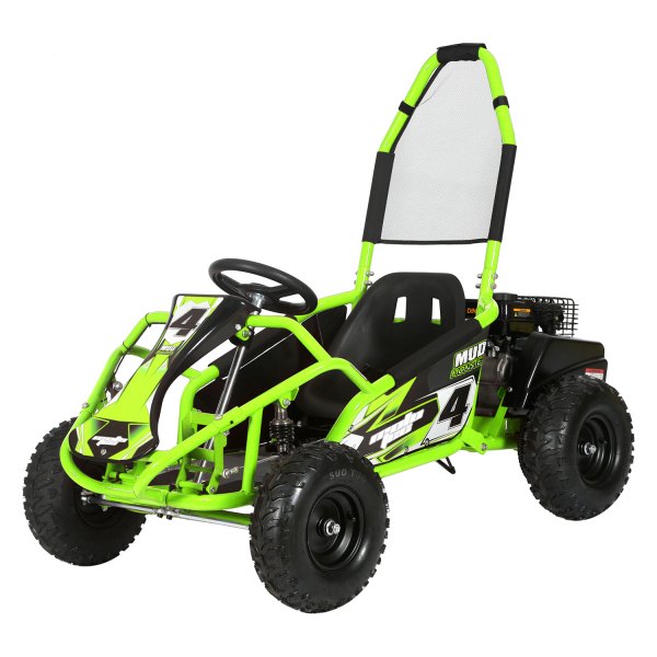 Big Toys® - MotoTec™ Mud Monster 98cc Green Full Suspension Gas Go Kart (13+ Years)