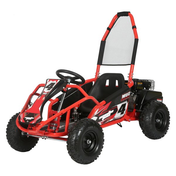Big Toys® - MotoTec™ Mud Monster 98cc Red Full Suspension Gas Go Kart (13+ Years)
