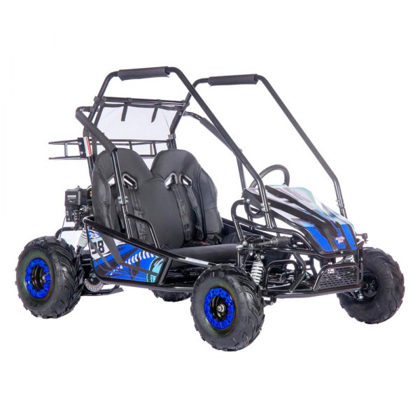 Big Toys® - MotoTec™ Mud Monster XL 212cc Blue 2 Seat Go Kart Full Suspension