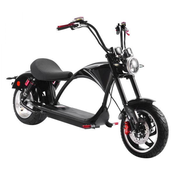 Big Toys® - MotoTec™ Lowboy 60 V 2500 W Black Seated Electric Scooter (16+ Years)