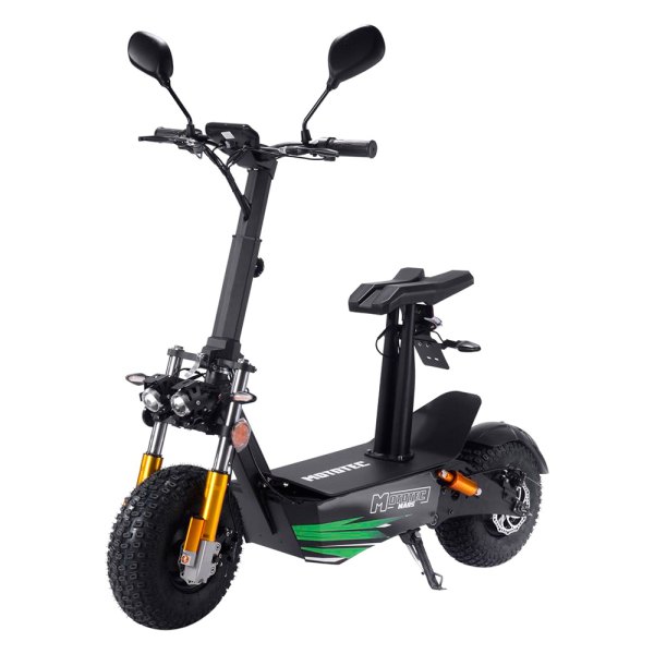 Big Toys® - MotoTec™ Mars 60 V 3500 W Black Seated Electric Scooter (13+ Years)
