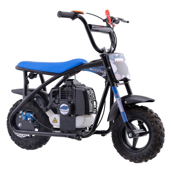 Big Toys® - MotoTec™ Bandit 52cc 2-Stroke Blue Kids Gas Mini Bike