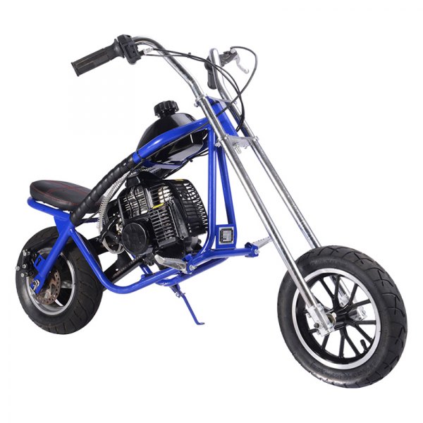 Big Toys® - MotoTec™ 49cc Blue Gas Mini Chopper Bike (13+ Years)