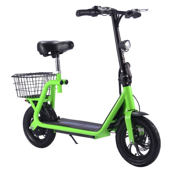 Big Toys® - MotoTec™ Metro 36 V 350 W Green Seated Electric Scooter