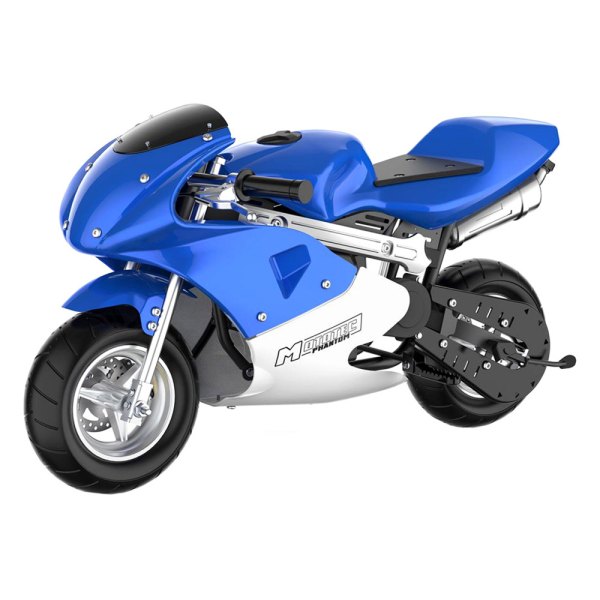 Big Toys® - MotoTec™ Phantom 49cc 2-Stroke Blue Gas Pocket Bike (13+ Years)