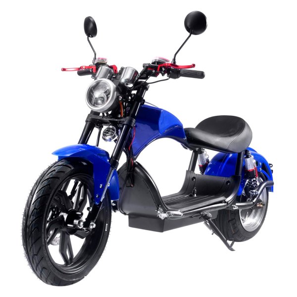 Big Toys® - MotoTec™ Raven 60 V 2500 W Blue Lithium Electric Scooter