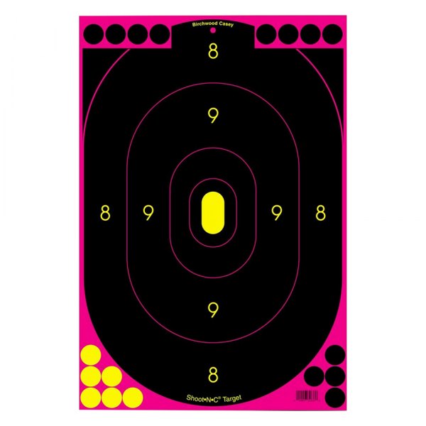 Birchwood Casey® - Shoot-N-C™ Pink Silhouette Target