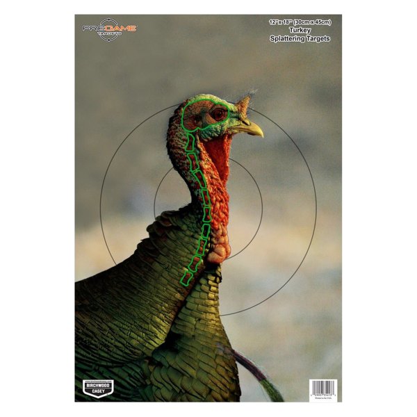 Birchwood Casey® - PreGame™ Silhouettes Multicolor Turkey Targets, 8 Pieces