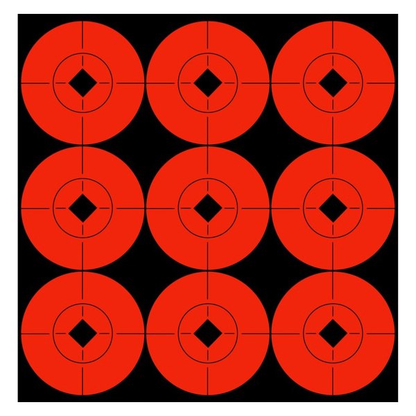 Birchwood Casey® - Target Spots™ Adhesives 2" Orange Targets, 90 Pieces