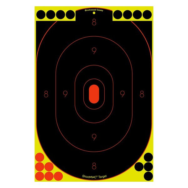 Birchwood Casey® - Shoot-N-C™ Silhouettes Black/Chartreuse Targets, 5 Pieces