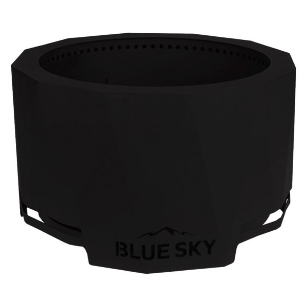 Blue Sky® - Wood Black 32.8" D Mammoth Smokeless Patio Fire Pit