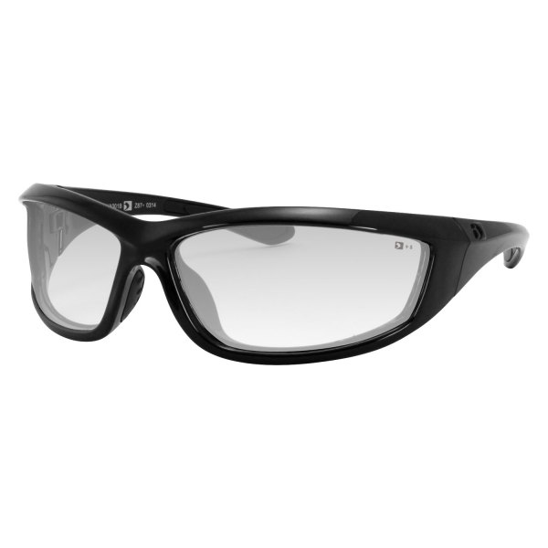 Bobster® - Charger Matte Black/Clear Sunglasses