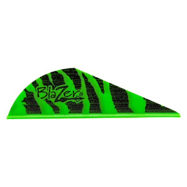 Bohning® - Blazer™ 2" Green Tiger Vanes, 100 Pcs