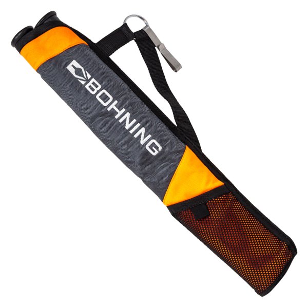 Bohning® - 19" x 1.5" Gray/Neon Orange Tube Quiver