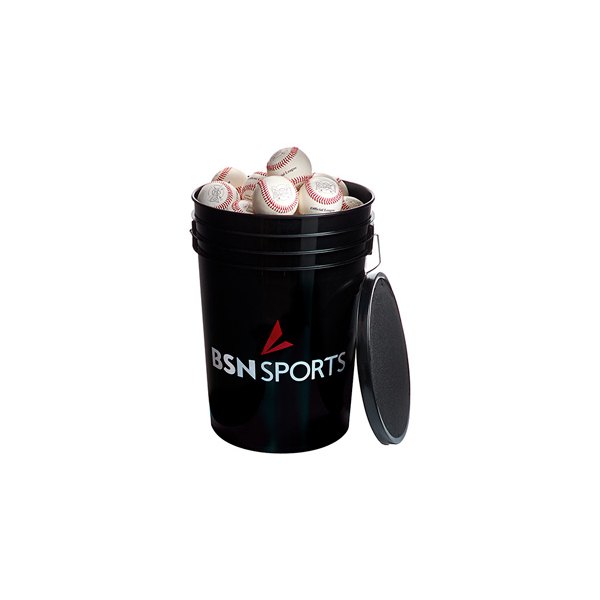 BSN Sports® - Black Plastic Bucket for Balls