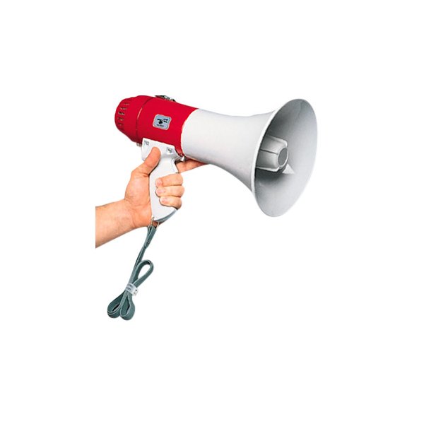 BSN Sports 1000 Yard Megaphone with Built-in Trigger Microphone 