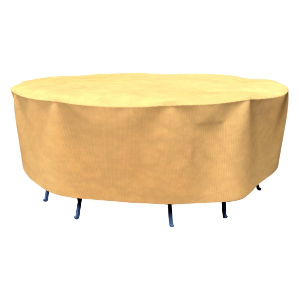 Budge® - Savanna Tan Round Patio Table & Chairs Cover