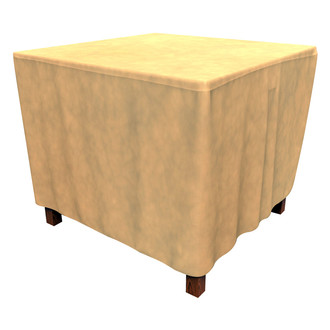 Budge® - Hillside Black/Tan Weave NeverWet™ Square Patio Table Cover