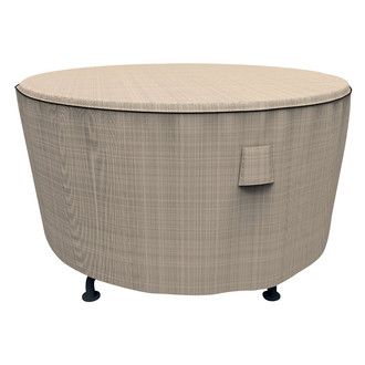 Budge® - Mojave Black Ivory NeverWet™ Round Patio Table Cover