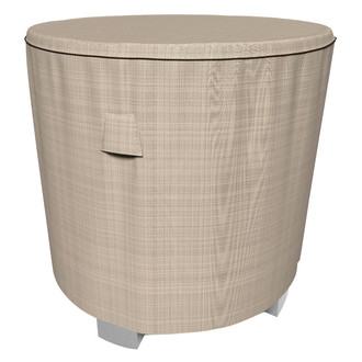Budge® - Mojave Black Ivory NeverWet™ Round Patio Bar Table Cover
