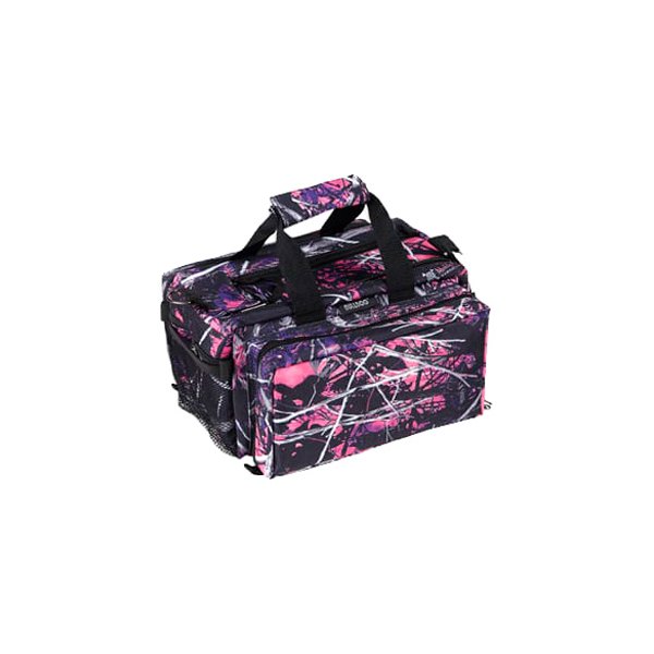 Bulldog Cases & Vaults® - 13" x 7" x 7" Muddy Girl-Camo Nylon Soft Range Bag with Strap