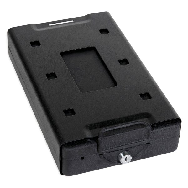 Bulldog Cases & Vaults® - Car Personal 11.3" x 6.9" x 2.5" Black Steel Key Lock Gun Safe