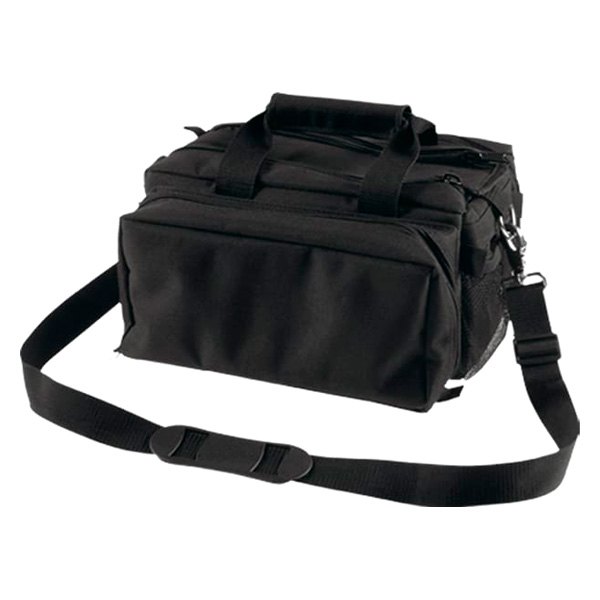 Bulldog Cases & Vaults® - Deluxe 13" x 7" x 7" Black Nylon Range Bag with Strap