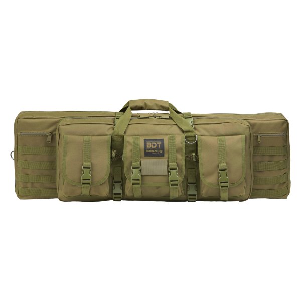 Bulldog Cases & Vaults® - Deluxe 13" H x 36" W x 3" D Green Rifle Range Bag